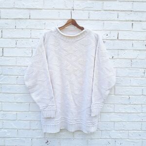 Vintage 80s 90s Sweater Chunky Knit Pullover